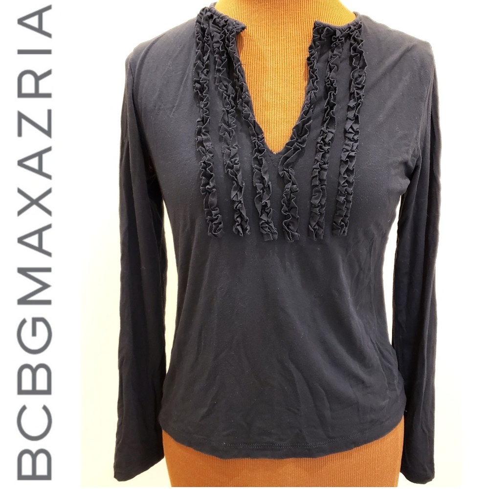 🚨 CLOSET CLEAROUT BCBG long sleeve ruffle shirt